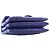 Borsa a tracolla Chanel Small Quilted Lambskin Pillow Crush Flap Blu - vista 14