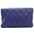 Borsa a tracolla Chanel Small Quilted Lambskin Pillow Crush Flap Blu - vista 2