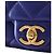 Borsa a tracolla Chanel Small Quilted Lambskin Pillow Crush Flap Blu - vista 5