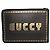 Gucci, Pochette con zip Guccy x SEGA in pelle nera