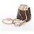 Mochila Louis Vuitton Clapton Damier Ebene Brown x Beige N42259 - vista 4