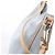 Borsa a tracolla Fendi Zucchino Canvas & Leather in blu 8BR068 - vista 7