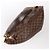Borsa a tracolla Louis Vuitton Portobello GM Damier Ebene Marrone N41185 - vista 6