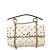 Borsa 2Way Valentino Garavani RockStuds in pelle x Studs, Beige