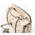 Borsa 2Way Valentino Garavani RockStuds in pelle x Studs, Beige - vista 3