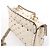 Borsa 2Way Valentino Garavani RockStuds in pelle x Studs, Beige - vista 5