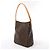 Borsa a tracolla Louis Vuitton Looping GM Monogram in marrone M51145 - vista 2