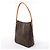 Borsa a tracolla Louis Vuitton Looping GM Monogram in marrone M51145 - vista 4
