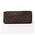 Borsa a tracolla Louis Vuitton Looping GM Monogram in marrone M51145 - vista 8