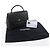 Borsa Chanel Classic Kelly Matelasse in pelle caviar nera - vista 15