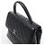 Borsa Chanel Classic Kelly Matelasse in pelle caviar nera - vista 3