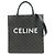 Céline Celine Vertical Cabas Triomphe Coated Canvas Medium
