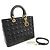 Christian Dior Lady Dior Cannage Leather 2Way Bag Hand Bag Black - vista 12
