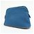 Hermès HERMES Bolide Mini Neceser de piel y algodón Blue - vista 3