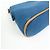 Hermès HERMES Bolide Mini Neceser de piel y algodón Blue - vista 6