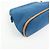 Hermès HERMES Bolide Mini Neceser de piel y algodón Blue - vista 8
