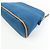 Hermès HERMES Bolide Mini Neceser de piel y algodón Blue - vista 9