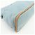 Hermès HERMES Bolide Pouch MM Beauty case in cotone e pelle Azzurro Marrone - vista 6