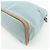 Hermès HERMES Bolide Pouch MM Beauty case in cotone e pelle Azzurro Marrone - vista 7