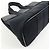 Hermès HERMES Valparaiso PM Toile Chevron Tote Bag Hand Bag Black - vista 11