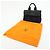 Hermès HERMES Valparaiso PM Toile Chevron Tote Bag Hand Bag Black - vista 23