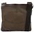 Borsa a tracolla e spalla in pelle e jacquard con logo PRADA Marrone BT0537