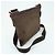 Borsa a tracolla e spalla in pelle e jacquard con logo PRADA Marrone BT0537 - vista 4