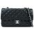 CHANEL Matelasse 25 Double Flap Lamb Skin Chain Shoulder Bag A01112