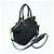 PRADA Borsa 2Way in Nylon e Pelle con Logo Triangolare Borsa a Mano Borsa a Tracolla 1BA104 - vista 4