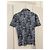 Hermès Hermes Camicia Stampata in Cotone Blu - vista 2