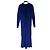 Autre Marque Arket Vestido midi de viscosa azul