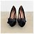 Ermanno Scervino Samt Pumps Schwarz mit Rüschen - Ansicht 4