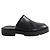 Givenchy Mules aus schwarzem Leder