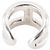 HERMÈS - Osmose GM Hermes Ring aus Silber (T50) - Ansicht 3