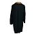 Akris Black / Copper Metallic Reversible Wool and Angora Coat - view 3