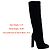 Stivali alti in velluto con punta capita e perline nere Tom Ford - vista 10