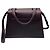 Borsa a tracolla trapezoidale Akris in pelle Saffiano bordeaux - vista 3