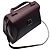 Borsa a tracolla trapezoidale Akris in pelle Saffiano bordeaux - vista 5