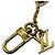 Louis Vuitton Gold Multi Mirage Chain Bag Charm - Ansicht 2
