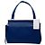 Céline Celine Bolso Edge Large de piel drummed azul
