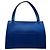 Céline Celine Bolso Edge Large de piel drummed azul - vista 3