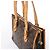 Borsa a tracolla Louis Vuitton Popincourt Haut Monogram in marrone M40007 - vista 3