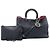 Borsa 2Way Diorissimo in pelle Christian Dior, Blu Navy