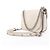 Borsa a tracolla con catena Prada Arcade Glace in pelle bianca - vista 4
