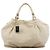Marc by Marc Jacobs mala de mão Classic Q Large em pele marfim