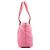 Prada Borsa Tote B6242 in nylon Tessuto Saffiano rosa - vista 2