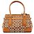 Coach 11062 Borsa Tote Signature Turnlock Beige Tan - vista 3