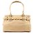 Coach 10528 Borsa Tote Hamptons in Pelle Martellata Beige - vista 3