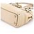 Coach 10528 Borsa Tote Hamptons in Pelle Martellata Beige - vista 9
