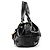 Chloé Borsa Tote Kerala in pelle verniciata nera - vista 2